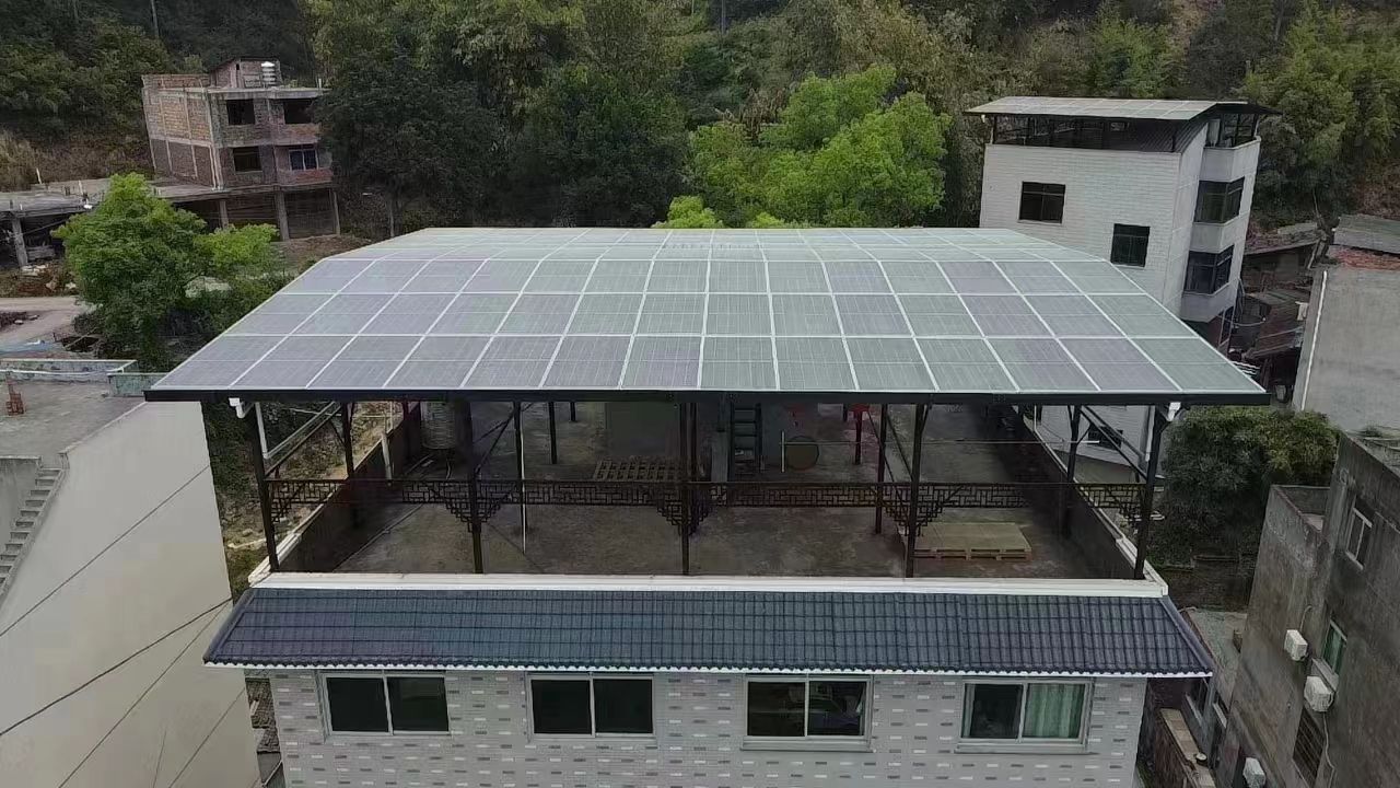 德清15kw+10kwh自建别墅家庭光伏储能系统